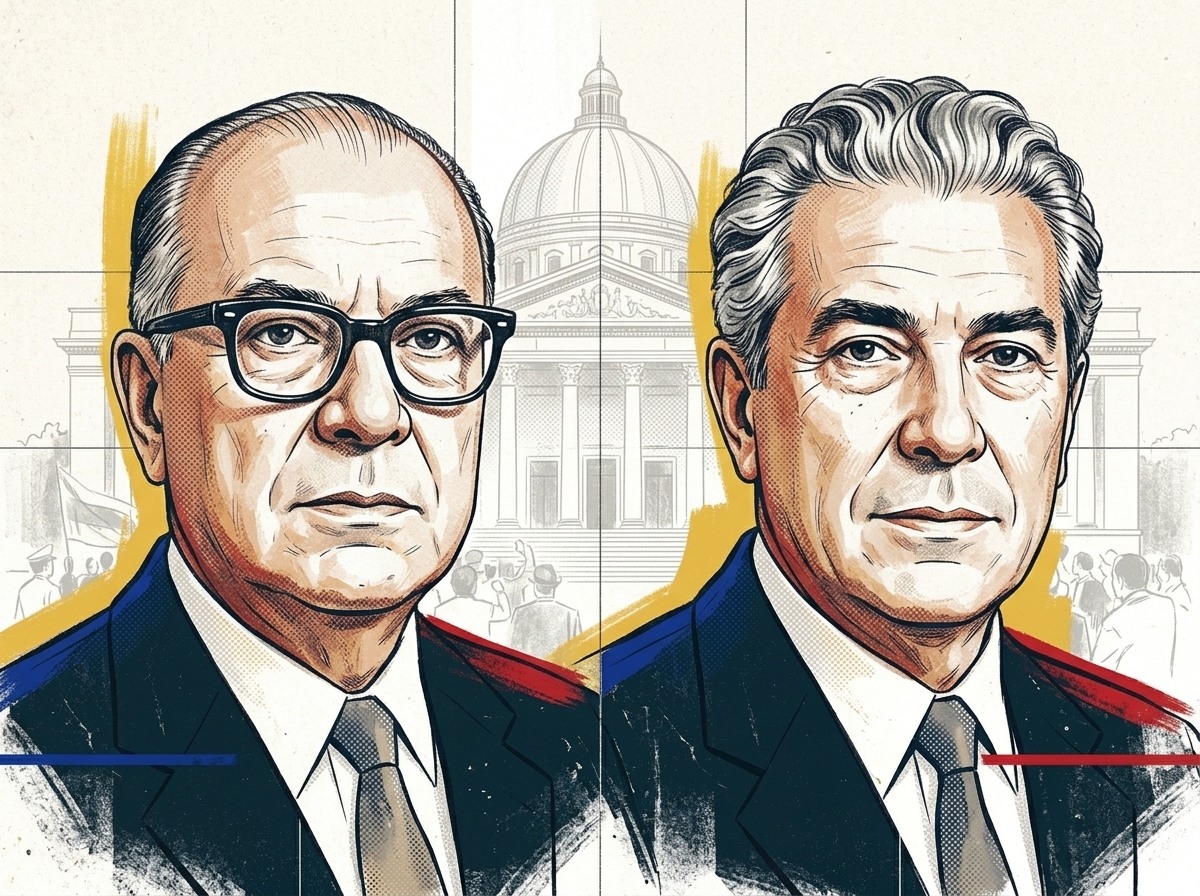 Ilustración editorial para AD y COPEI: alternancia, poder y desgaste