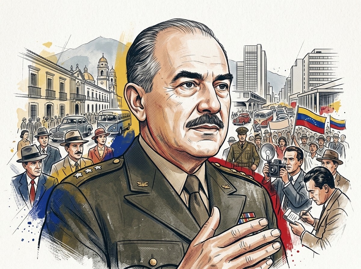 Ilustración editorial para 18 de octubre de 1945: una ruptura y una promesa