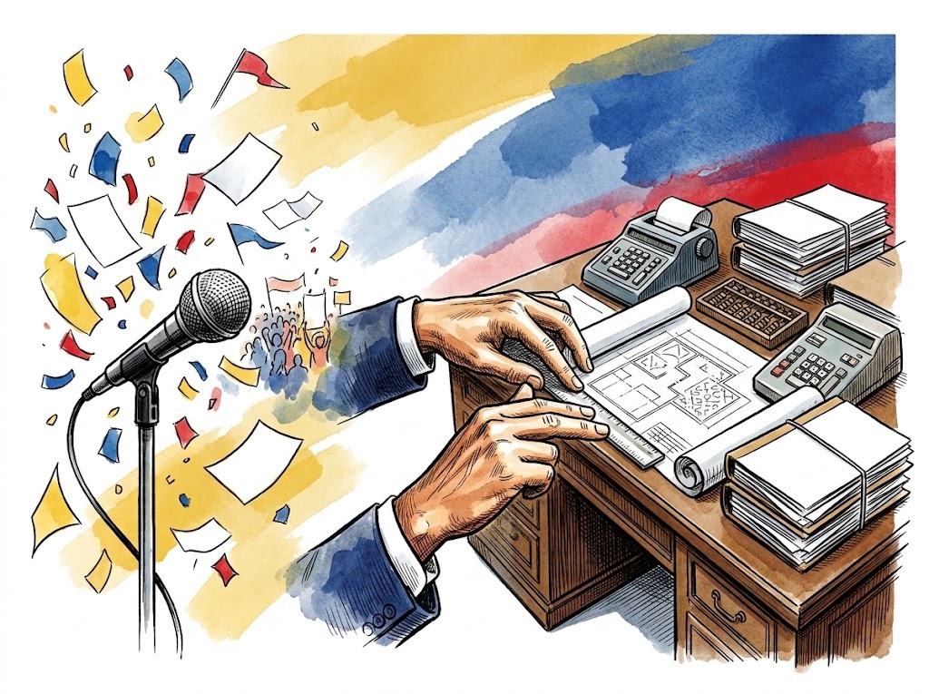 Ilustración editorial para Ganar elecciones no es saber gobernar