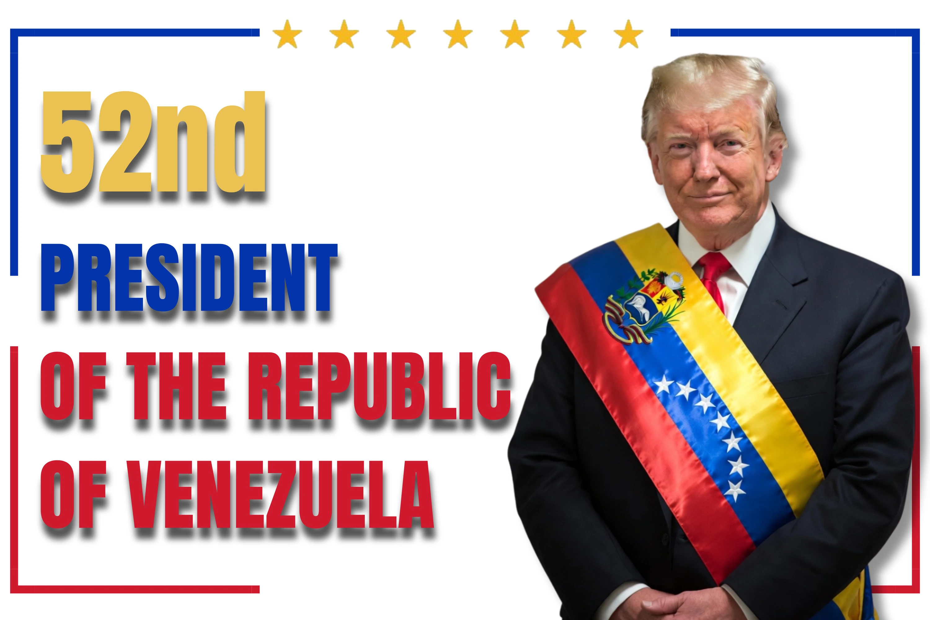Gráfica editorial de MVGA: Donald Trump