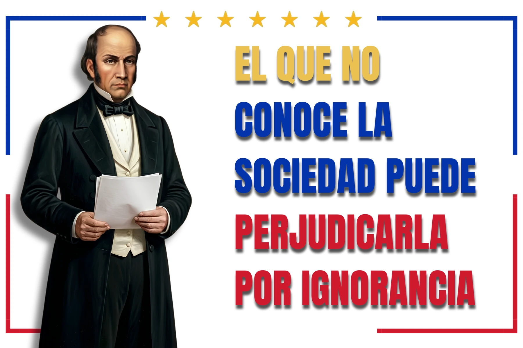 Gráfica editorial MVGA: Simón Rodríguez: formar ciudadanos para crear una República